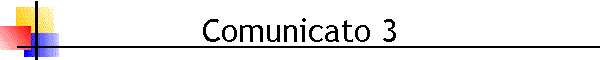 Comunicato 3